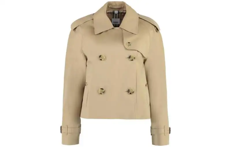 Burberry Double-Breasted Long-Sleeved Jacket