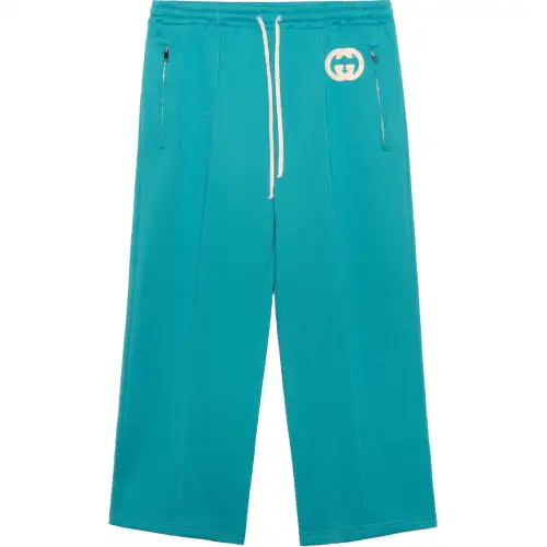 GUCCI Interlocking G Pants Light Blue
