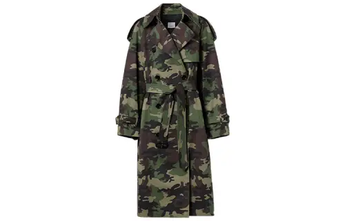 Burberry Trench Coat Women's Green