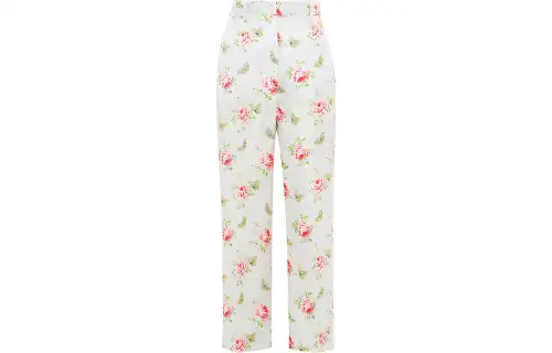 PRADA Casual Pants Women's Multicolor Moderate Straight Fit Pants