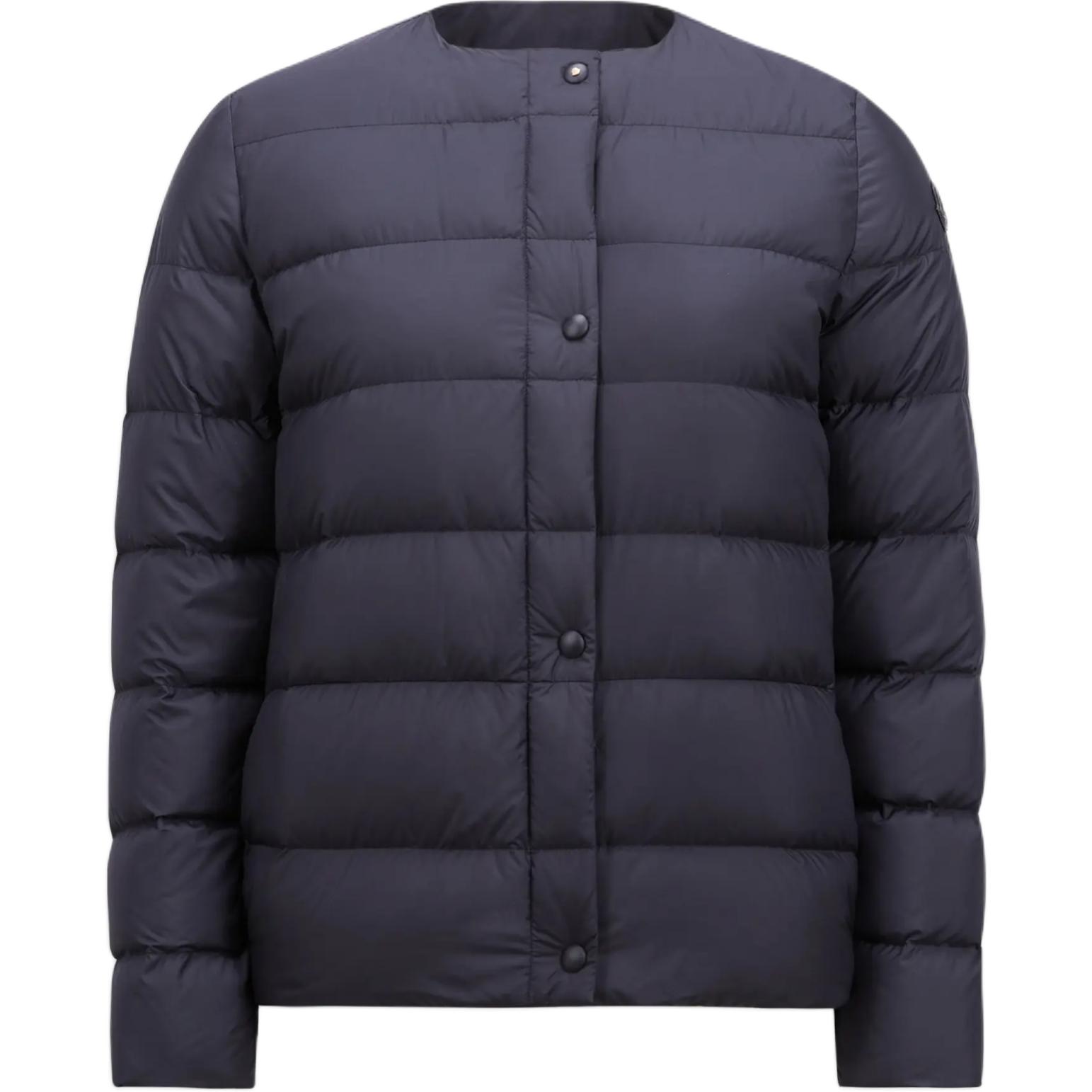 Женский куртка-пуховик Moncler Gerbe (темно-синий)