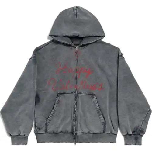 Balenciaga SS25 Sweatshirt Regular Fit Women's Gray