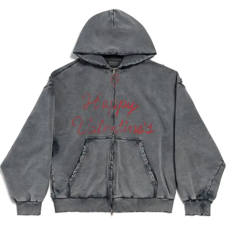 Balenciaga SS25 Sweatshirt Regular Fit Women's Gray