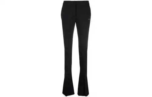 OFF WHITE Casual Pants, Slim Fit Women's Black