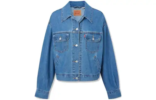 Levis SS23 Ice Cool Denim Jacket Women's Blue