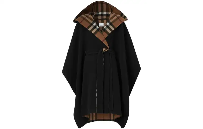 Burberry Cloaks Women's Black Moderate