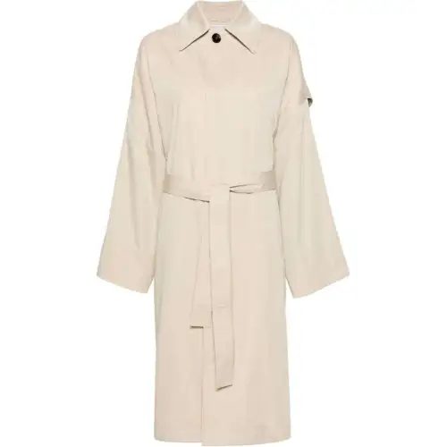 Bottega Veneta SS24 Coat Women's Rock Beige