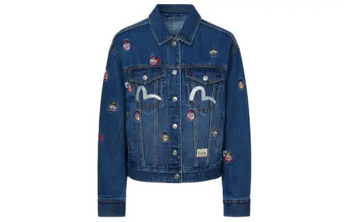 EVISU Denim Jacket Women's Blue