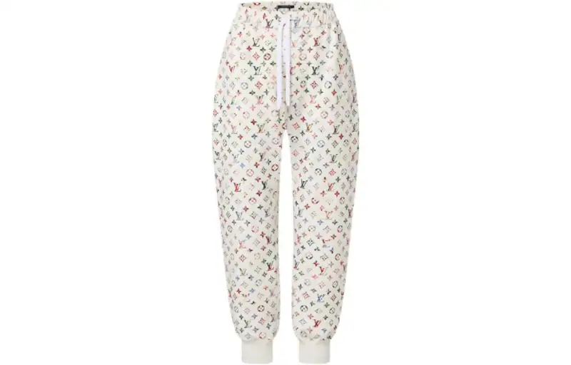 LOUIS VUITTON FW22 Knitted Sweatpants Women's White