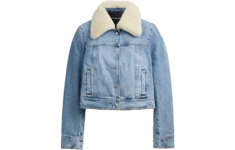 COACH Denim Jacket Women's Blue