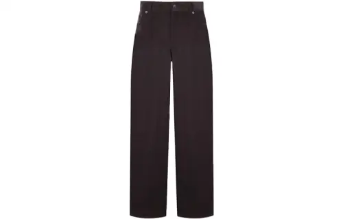 THE ROW Casual Pants Women's Brown Moderate Straight Fit Pants