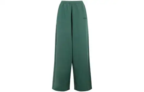 Vetements Knitted Sweatpants Women's Green Moderate
