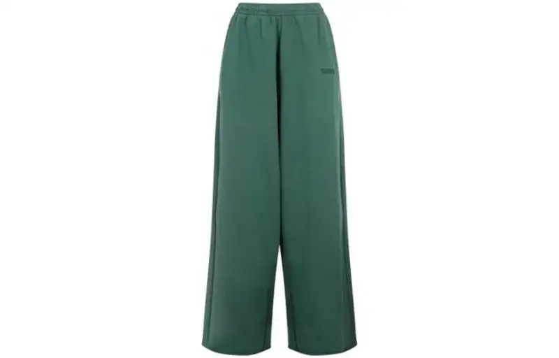 Vetements Knitted Sweatpants Women's Green Moderate