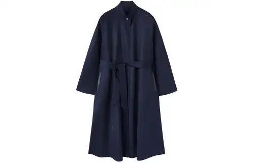 Loro Piana Andam Coat Women's Dark Blue