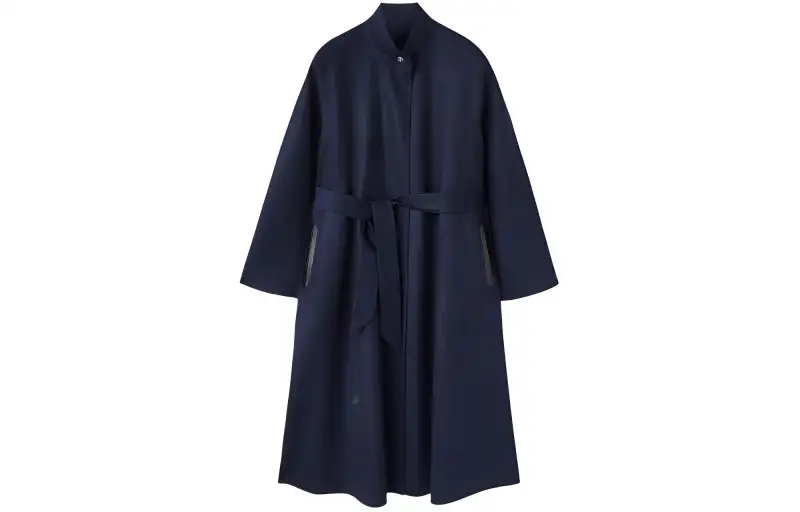 Loro Piana Andam Coat Women's Dark Blue