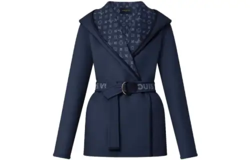 LOUIS VUITTON Coat Women's Blue