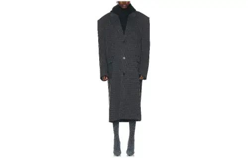 Balenciaga Coat Regular Women's Gray