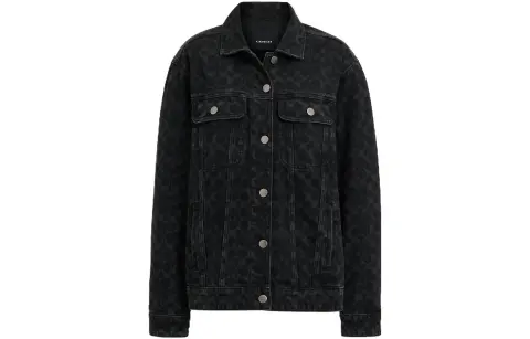COACH Denim Jacket Women's Black