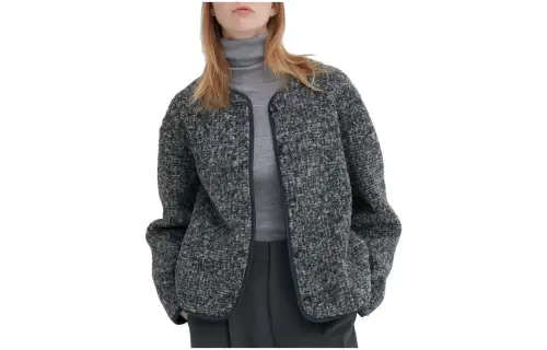 UNIQLO Velvet feel Coat Women's Dark Gray