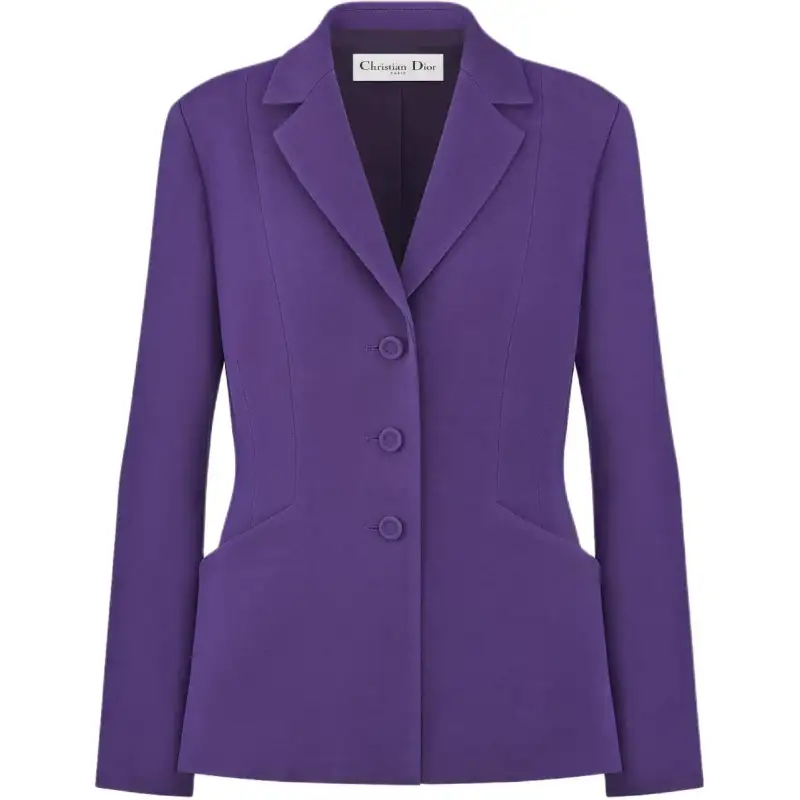 DIOR 30 Montaigne FW24 Business Suit Coat Women's Purple