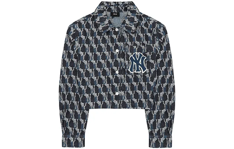 MLB Denim Jacket Women's Marine Blue