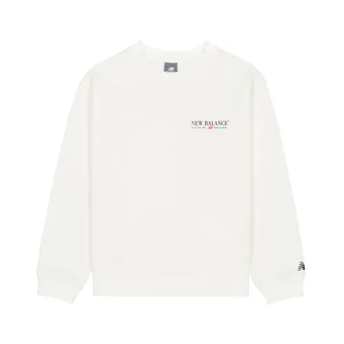 New Balance Sweatshirt Women's Sea Salt White