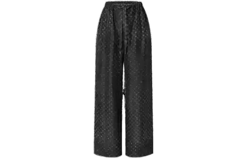 LOUIS VUITTON Casual Pants Women's Black