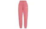 Jordan Knitted Sweatpants Women's Pink Moderate Cuffed Pants