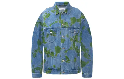 Balenciaga SS21 Denim Jacket Women's Blue