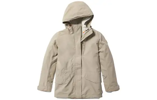 Timberland Windbreaker Jackets Women's Sand Hooded Moderate