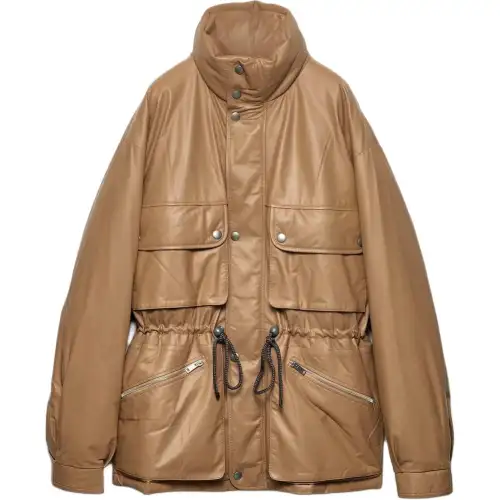 Prada Nappa leather coat