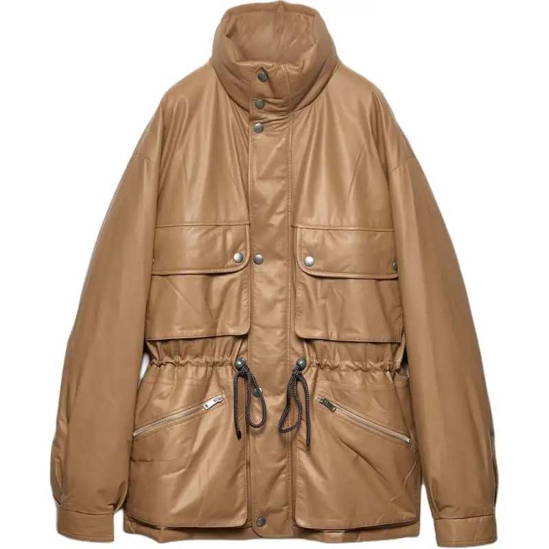 Prada Nappa leather coat