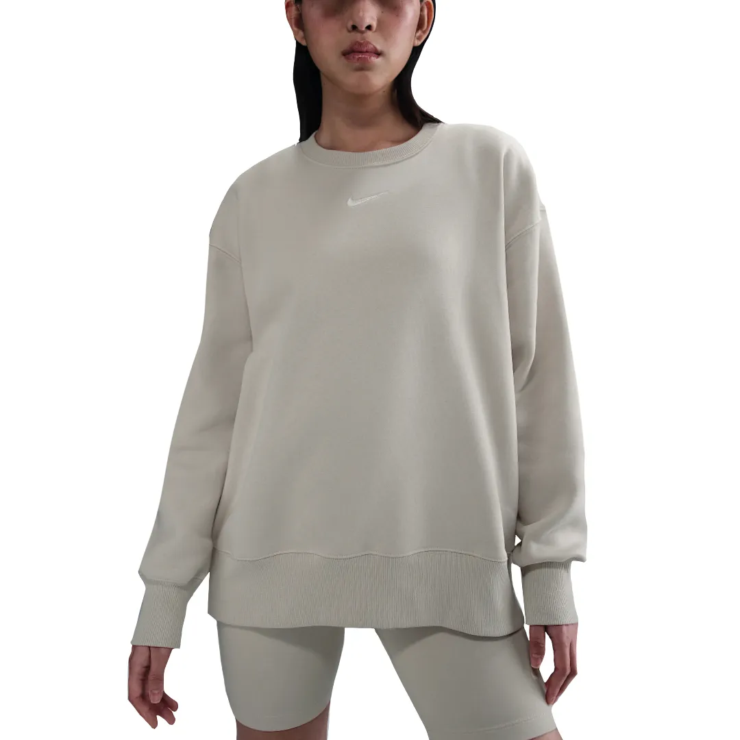 Nike Sportswear Phoenix FleeceSwoosh Sweatshirt Women's Light Orewood Brown/Canvas