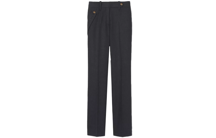 Burberry SS21 Casual Pants Women's Charcoal Heather Gray