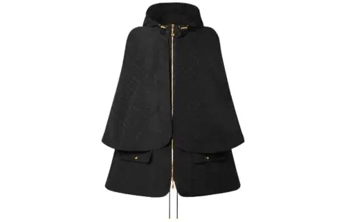 LOUIS VUITTON Cloak Women's Black