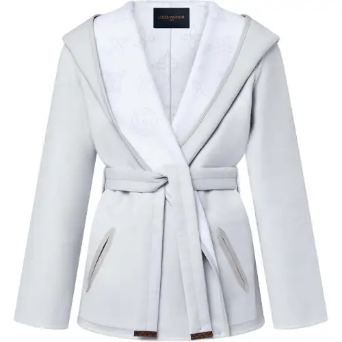 LOUIS VUITTON Coat Women's Gray