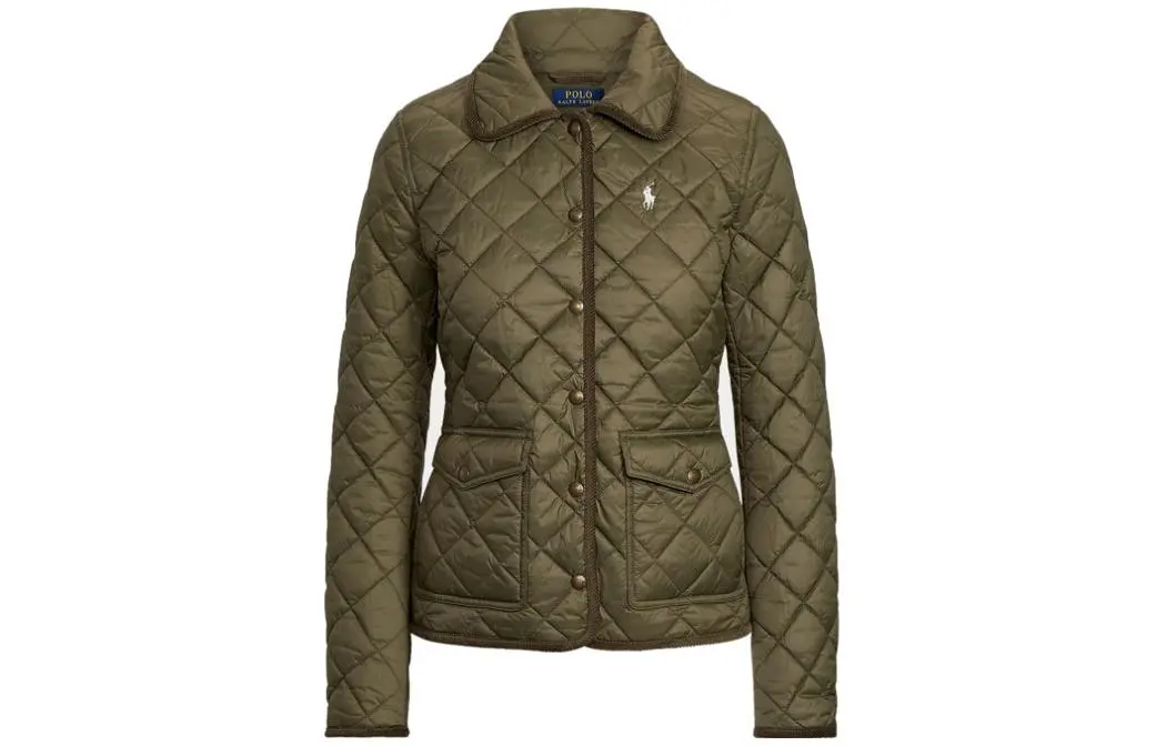 Polo Ralph Lauren SS23 Puffer Jacket Women's Dark Green