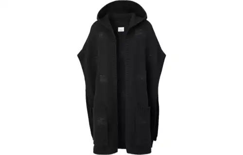Burberry Cloaks Women's Black Moderate