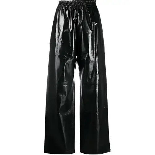 Bottega Veneta Casual Pants Women's Black Moderate Straight Fit Pants