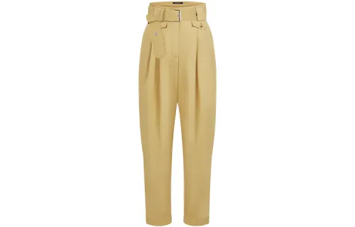 LOUIS VUITTON SS21 Casual Pants Women's Beige
