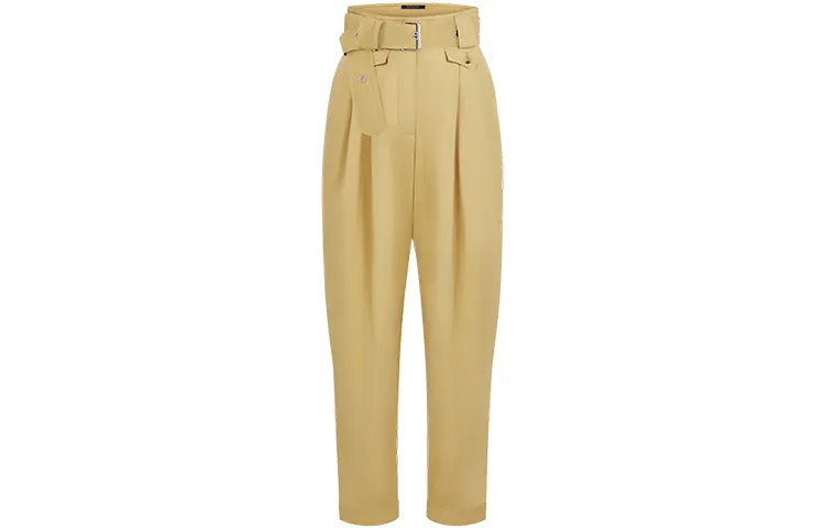LOUIS VUITTON SS21 Casual Pants Women's Beige