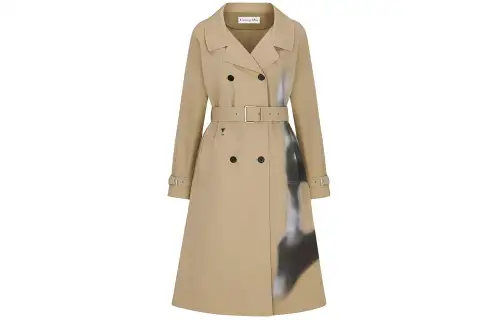 DIOR Trench Coat Coats Women's Khaki