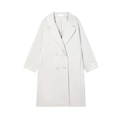 FILA Coat Women's Light Gray Ivory