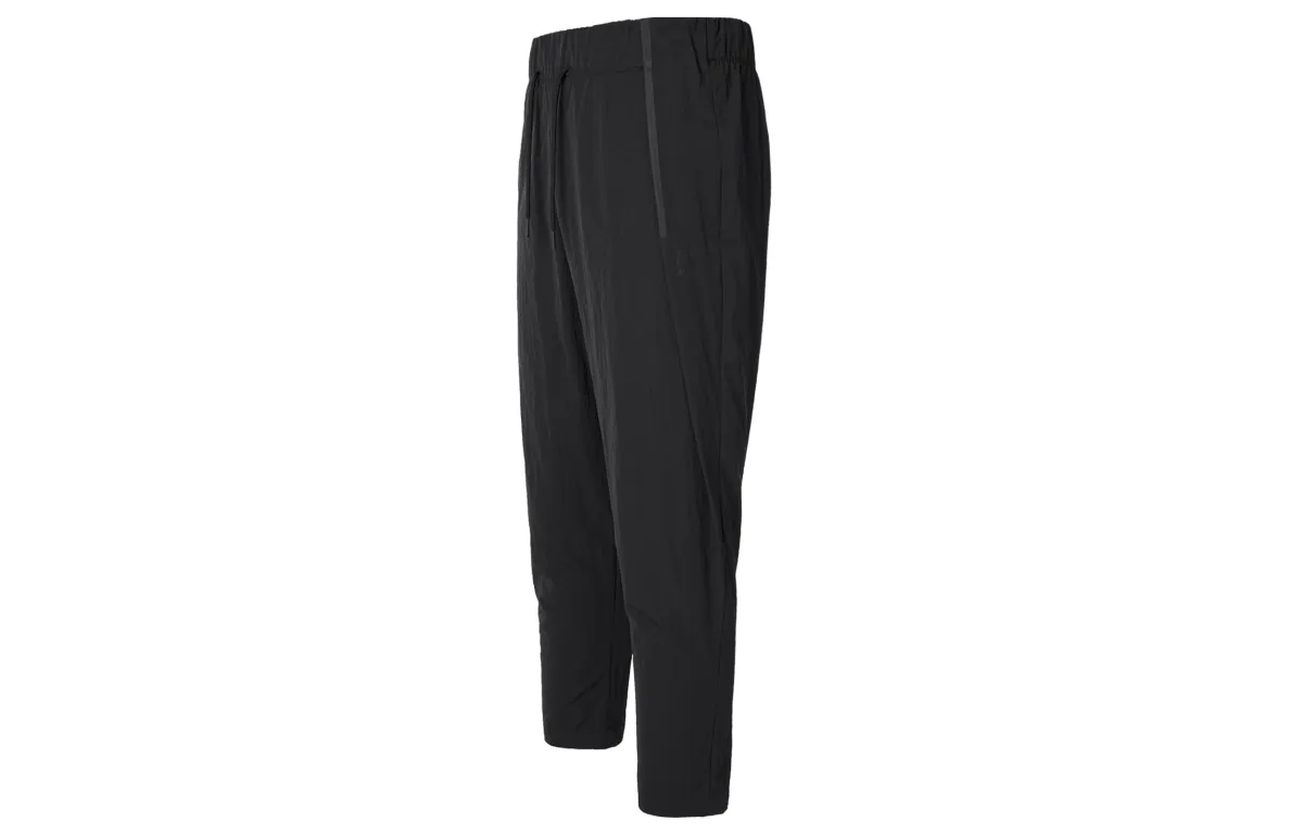 Nike Knitted Sweatpants Women's Black Moderate Tapered Pants