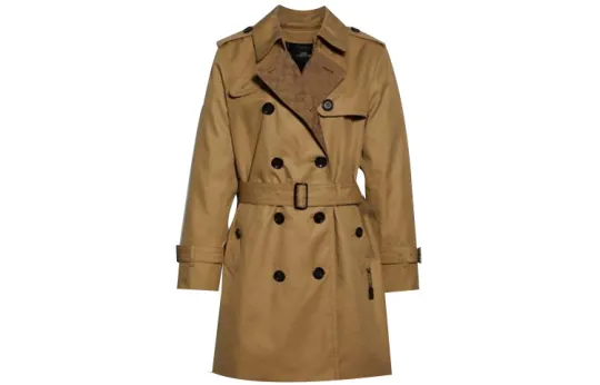 COACH Trench Coat Women's Khaki