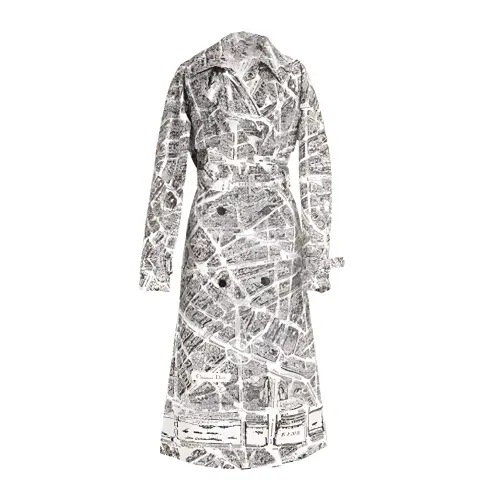 DIOR SS23 Trench Coat Women's Multicolor