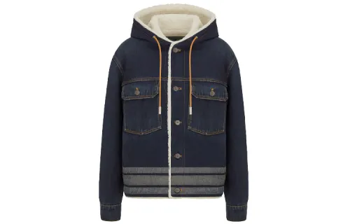 DIOR FW21 Denim Jacket Women's Blue