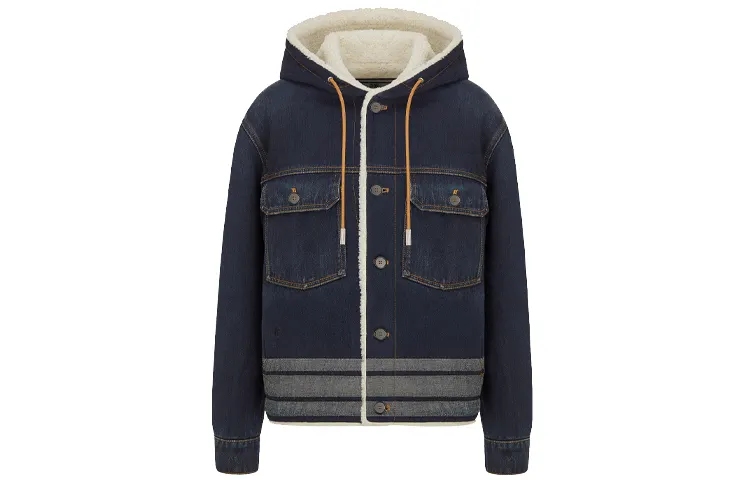 DIOR FW21 Denim Jacket Women's Blue