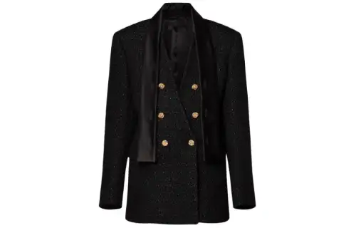 LOUIS VUITTON Business Suit Coat Women's Black