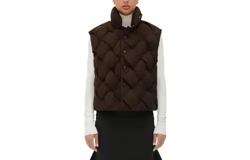 Bottega Veneta Vest Women's Chocolate Brown